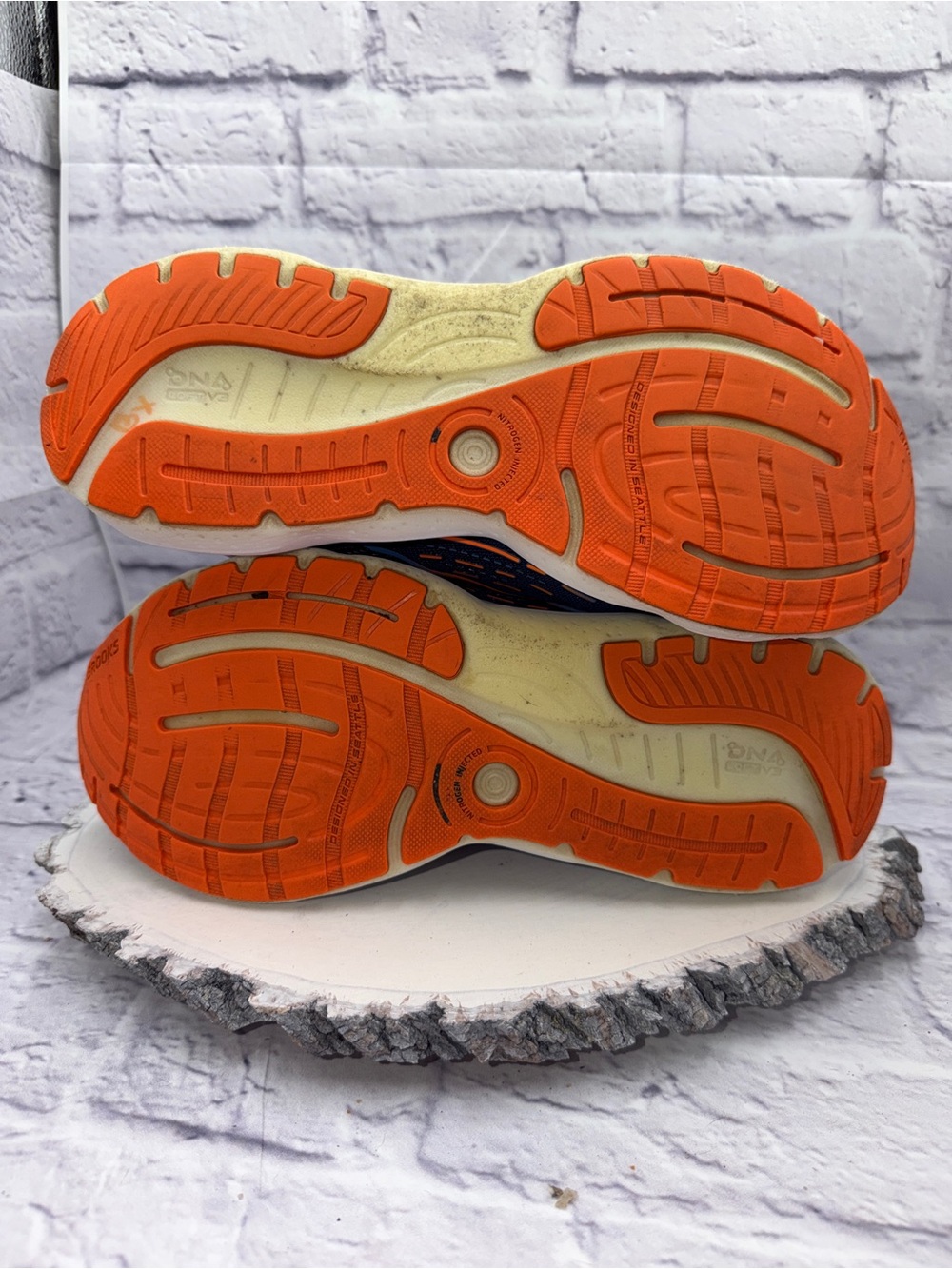 Brooks Glycerin 20 Mens Size 9 Blue Orange Athletic Running Shoes Sneakers - Picture 11 of 11